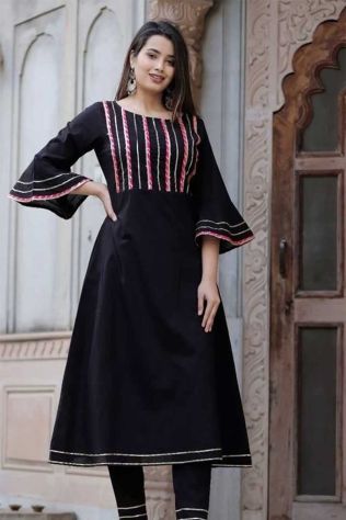 Flared Sleeves Kurti Manufacturers in Hungary