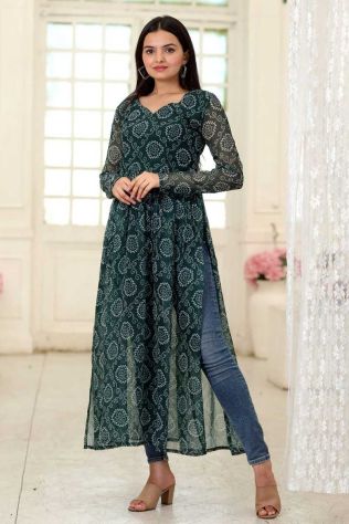 Full Sleeves Kurti Manufacturers in Budaun