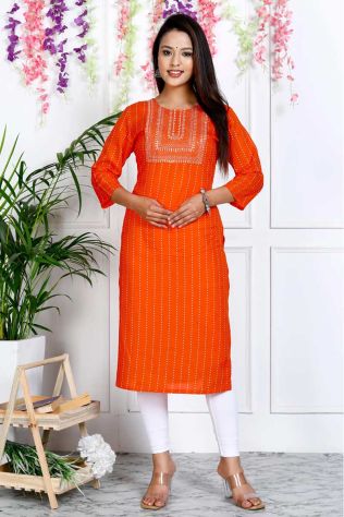 Orange Kurti Manufacturers in Jharkhand