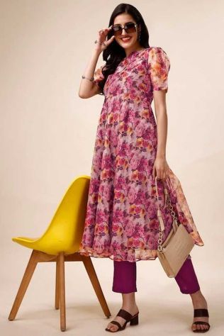 Puff Sleeves Kurti Manufacturers in Jharkhand