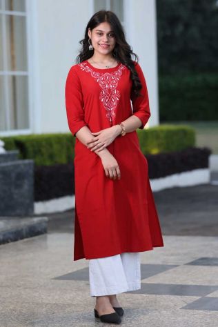 Red Kurti Manufacturers in Balangir