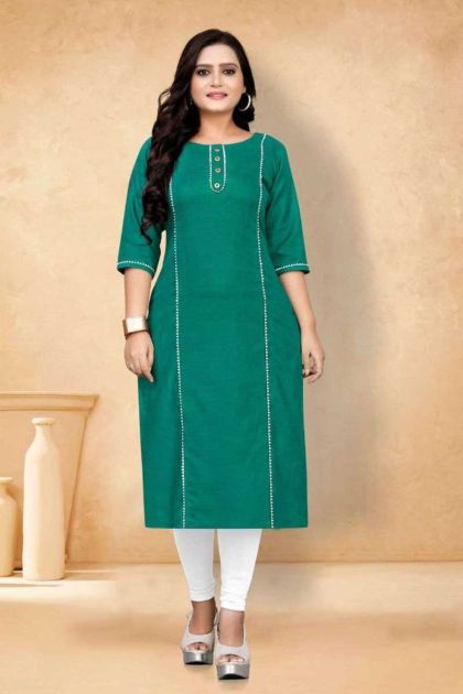 Sea Green Kurti Manufacturers in Panama