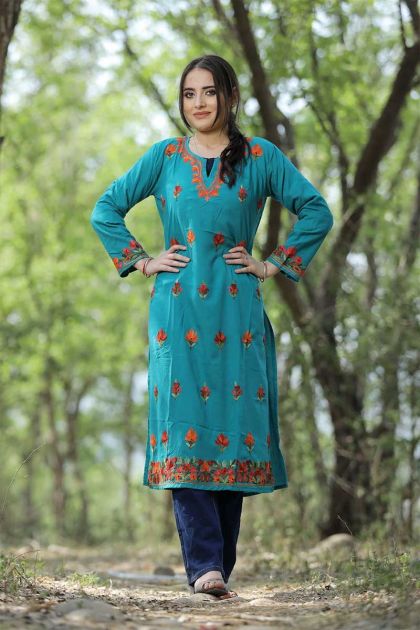 Turquoise Kurti Manufacturers in Gadchiroli