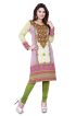 American Crepe Printed Long Kurtis with Stylish Neck Design XS to XXL for Casual Wear Manufacturers  in Delhi