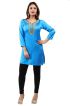 Beautiful Blue Hand Work Embroidered Short Kurti with Full Sleeves XS to XXL Manufacturers  in Delhi