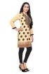 Chic Khaki Crape Silk Kurti with Embroidery and Foil Design Perfect for Special Events Sizes S XL Manufacturers  in Delhi