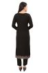 Elegant Black Embroidered Kurti in Viscose Rayon - Perfect Ethnic Wear for Women Manufacturers  in Delhi