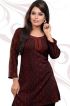 Maroon American Crepe Printed Short Kurti With Full Sleeve Size S to XL Manufacturers  in Delhi