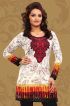 Multicolor Spun Butta Printed Kurtis With Round Neck Full Sleeves Sizes S to XL Manufacturers  in Delhi