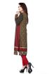 Multicolour Printed Long Kurti in American Crepe for Casual and Semi Formal Wear Manufacturers  in Delhi