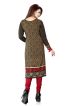 Multicolour Printed Long Kurti in American Crepe for Casual and Semi Formal Wear Manufacturers  in Delhi