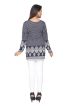 Navy Blue and White Printed Short Kurti with Full Sleeves S to XXL Manufacturers  in Delhi