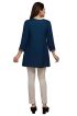 Navy Blue Rayon Stylish Short Kurti with Beautiful Lace Flattering Fit for Casual Wear Sizes S to XL Manufacturers  in Delhi