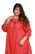 Peach Plus Size Short Kurti with Accessory and Lace Work Ideal for Casual Wear Sizes XL to 3XL Manufacturers  in Delhi