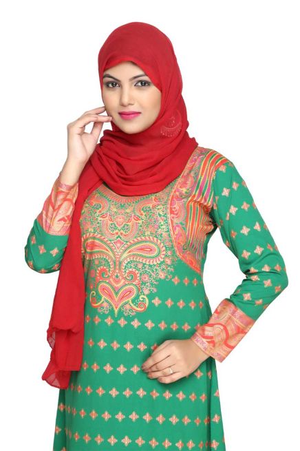 Sea Green Printed Long with Full Sleeves for Casual Wear and Relaxed Outings Manufacturers  in Delhi