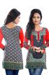 Stylish Crepe Printed Kurtis with Embroidery Details Available in Various Colors Manufacturers  in Delhi