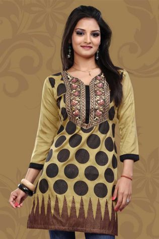 Stylish Fit Elegant Design Kurti for Women Casual Wear Sizes S to XL Manufacturers, Suppliers, Exporters in Laem Chabang