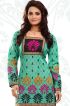 Stylish Fit Green Spun Butta Printed Short Kurti with Square Neck for Women Casual and Festive Wear Sizes S to XL Manufacturers  in Delhi