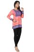 Stylish Pink American Crepe Short Kurti with Full Sleeves Regular Fit XS to XXL Manufacturers  in Delhi