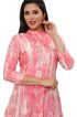 Stylish Pink Printed 3/4th Short Kurti for Women - Perfect for Casual Wear Manufacturers  in Delhi