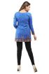 Stylish Solid Blue Printed Short Kurti with Half and Full Sleeves for Everyday Comfort Manufacturers  in Delhi