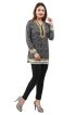 Trendy Black and Mehndi Full Sleeve Short Kurti for Casual Wear Available in Sizes XS to XXL Manufacturers  in Delhi