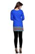 Trendy Solid Blue Short Kurti with Lightweight Design for Casual and Summer Fashion Manufacturers  in Delhi