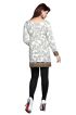 White French Jacquard Printed Short Kurti Regular Fit Sizes S to XL Manufacturers  in Delhi